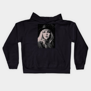 Stevie Nicks Retro Kids Hoodie